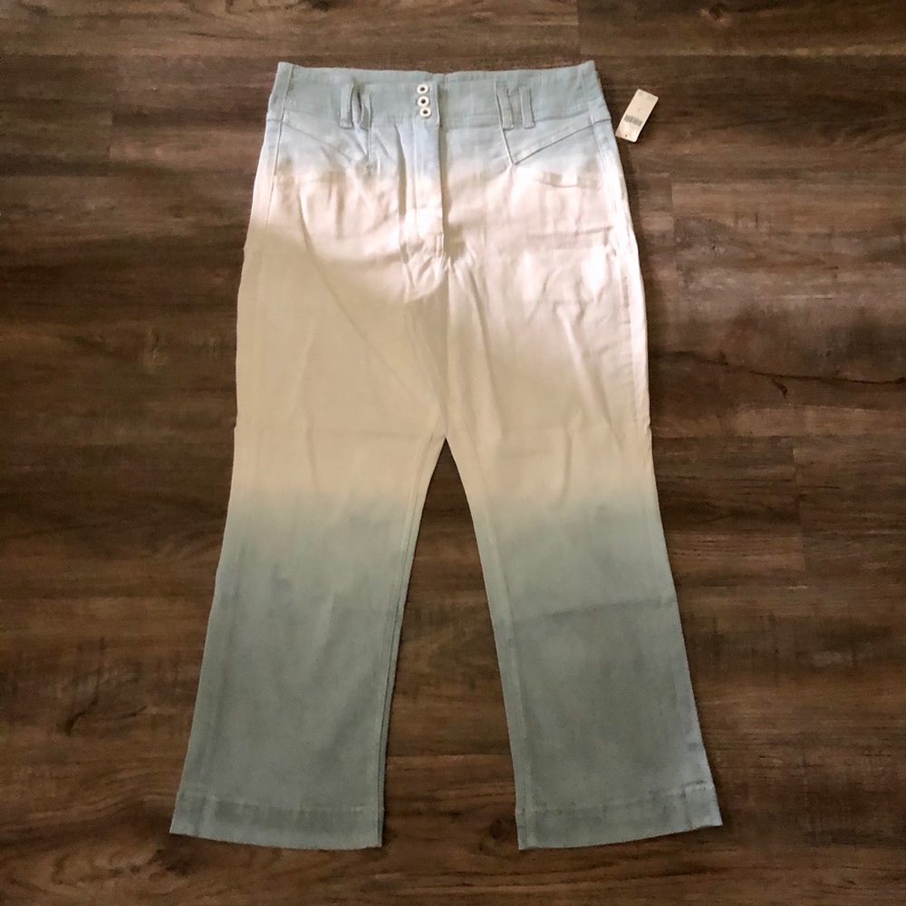 HP 🎉 NWT Anthro Pilcro High Rise Dip Dyed Slim Jeans - Picture 7 of 13